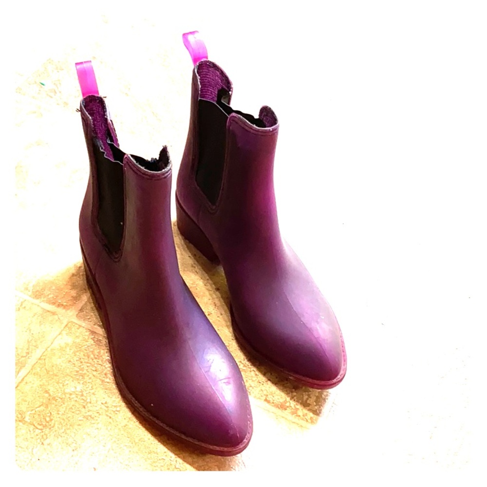 Jefferey Campbell ankle rain boots